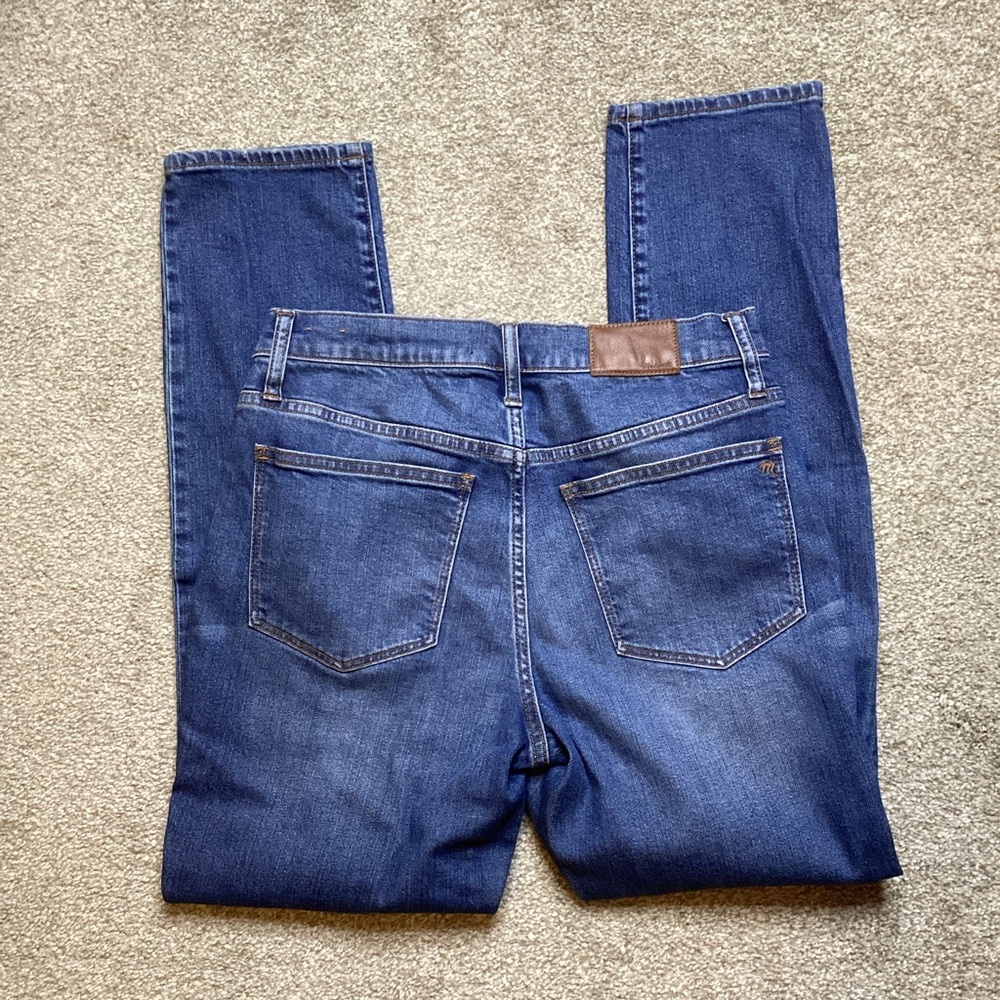 Madewell The Slim Boyjean in Eames Wash Jeans Denim Relaxed Midrise 26 Soft - Picture 10 of 11